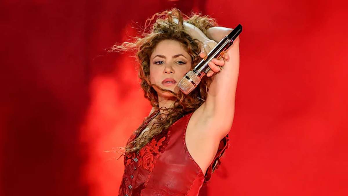Shakira en un concierto