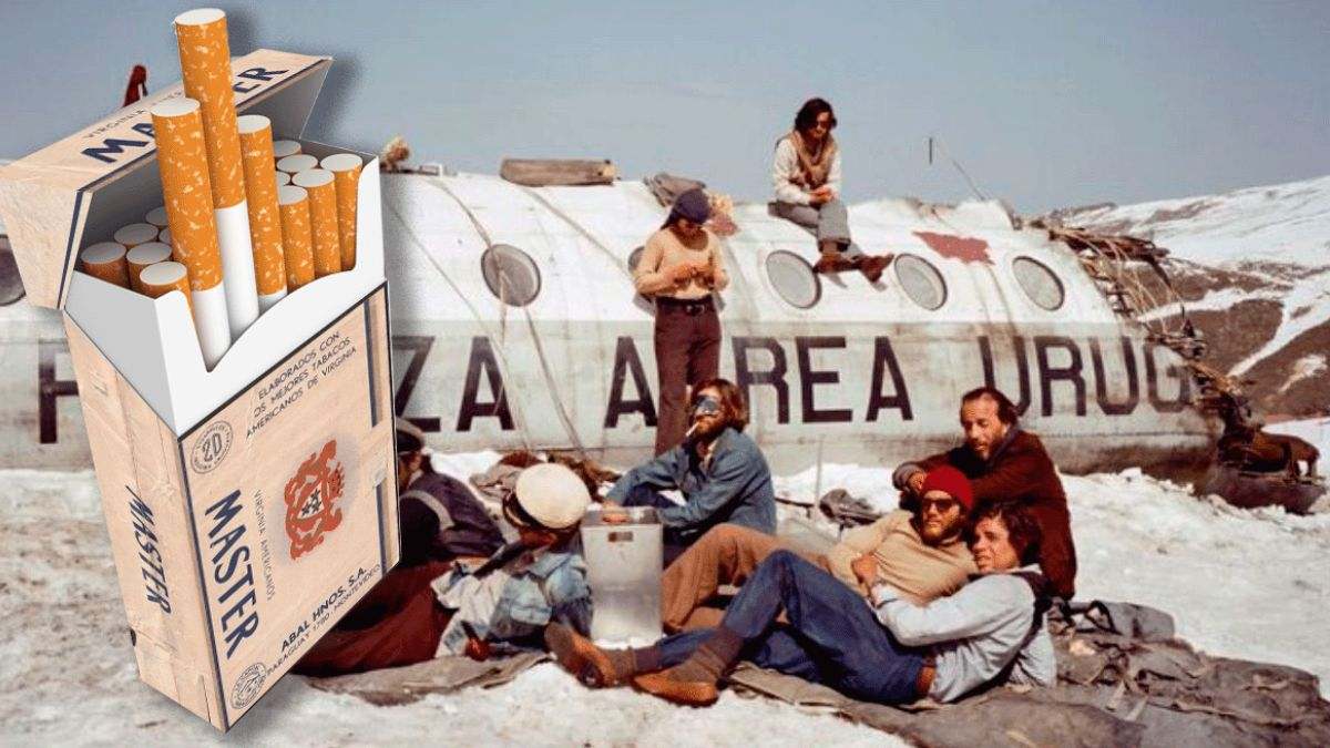 Sin comida, pero con tabaco: la empresa de cigarrillos de origen gallego que fumaban los supervivientes del accidente de los Andes