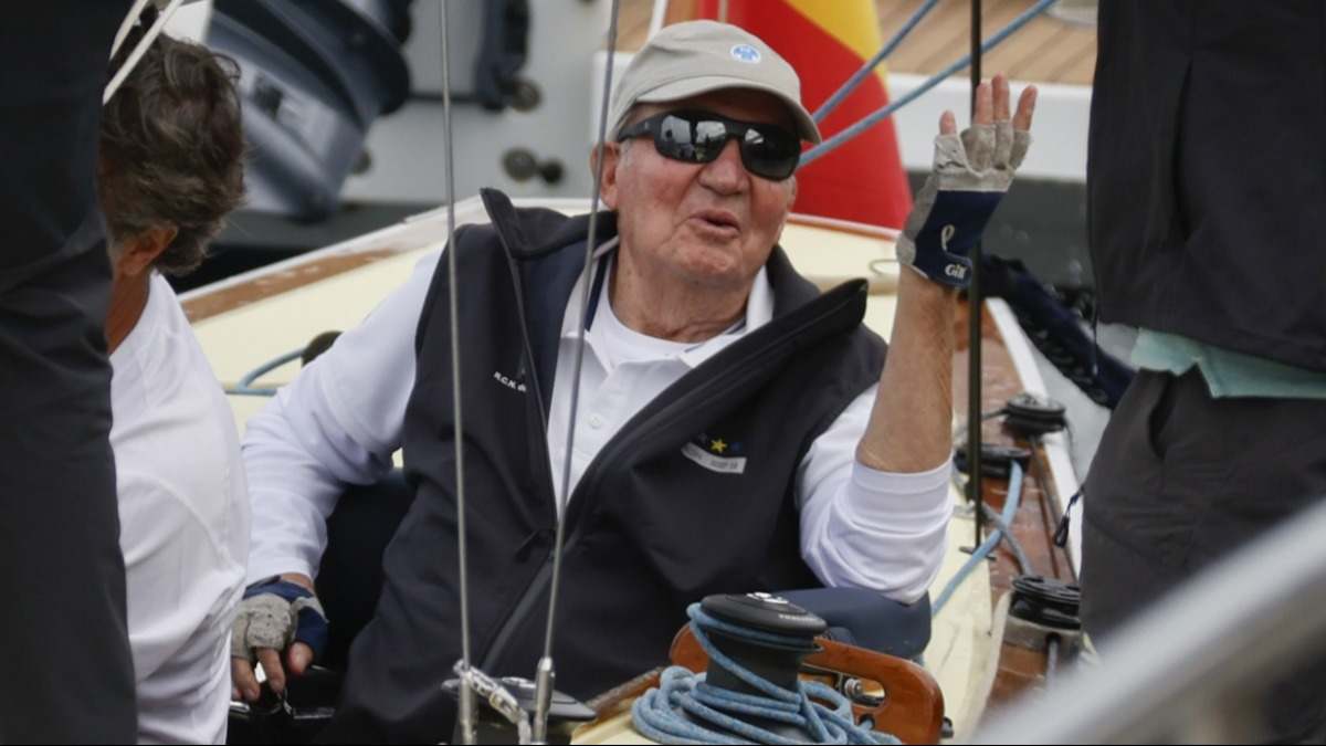 Juan Carlos I en Sanxenxo