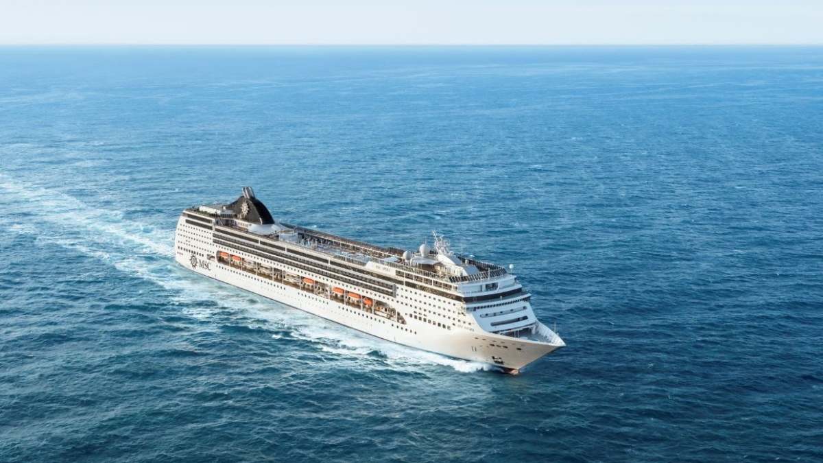 Foto de recurso de un crucero de MSC Cruceros.