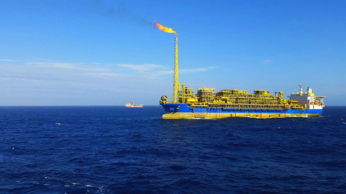 Petróleo FPSO crudo extracción