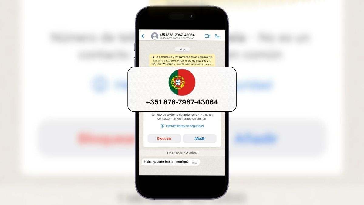 De qué país es el prefijo +351 de WhatsApp y cómo bloquearlo