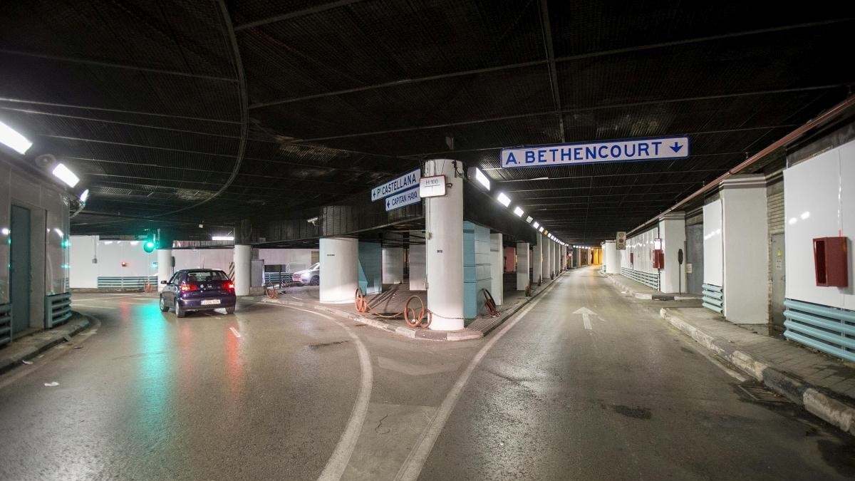 Imagen de recurso del túnel de Azca en Madrid.