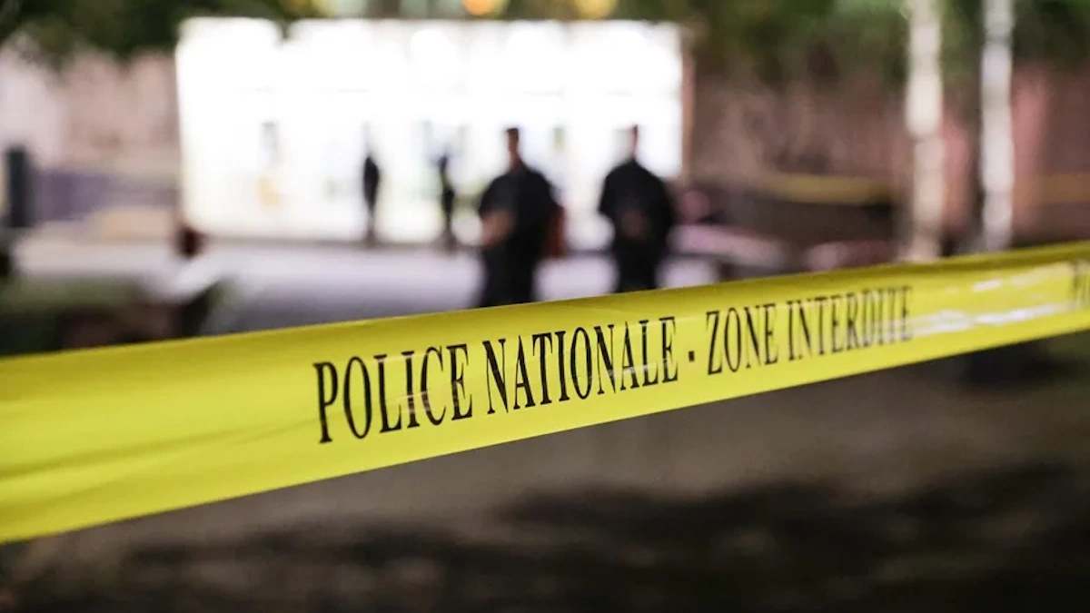 Imagen de archivo de un cordón policial en una ciudad francesa.