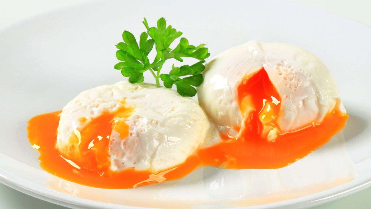 Huevos escalfados