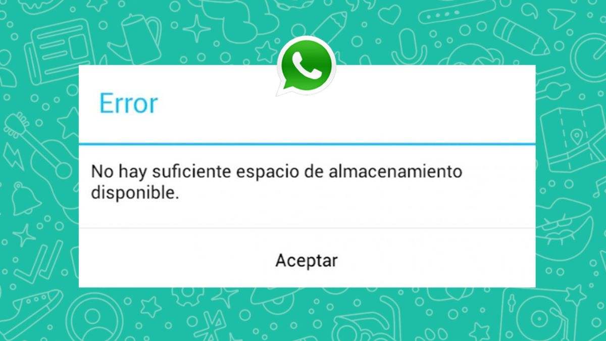 Ajuste WhatsApp para tener más espacio