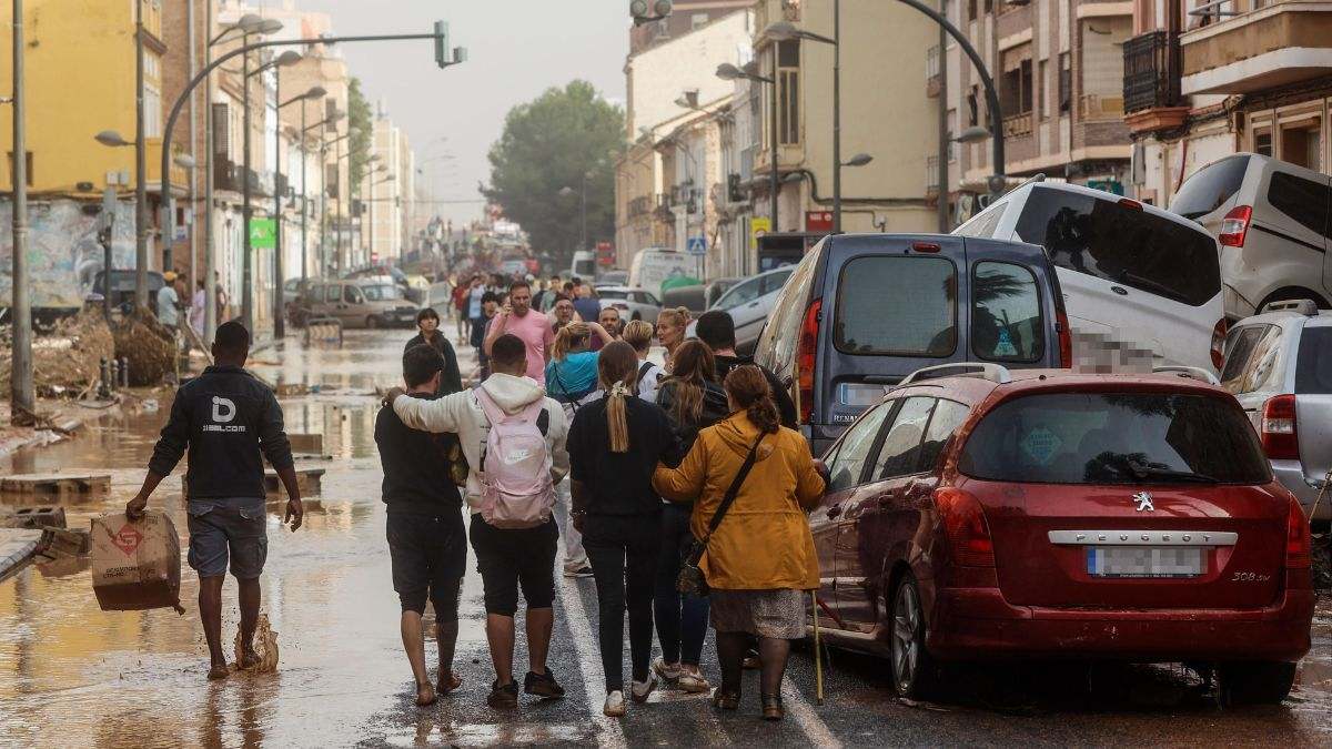 Una de las zonas más afectadas por la DANA