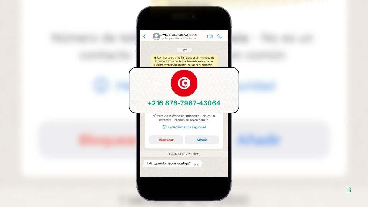 Qué país es el prefijo +216 de WhatsApp y cómo bloquearlo