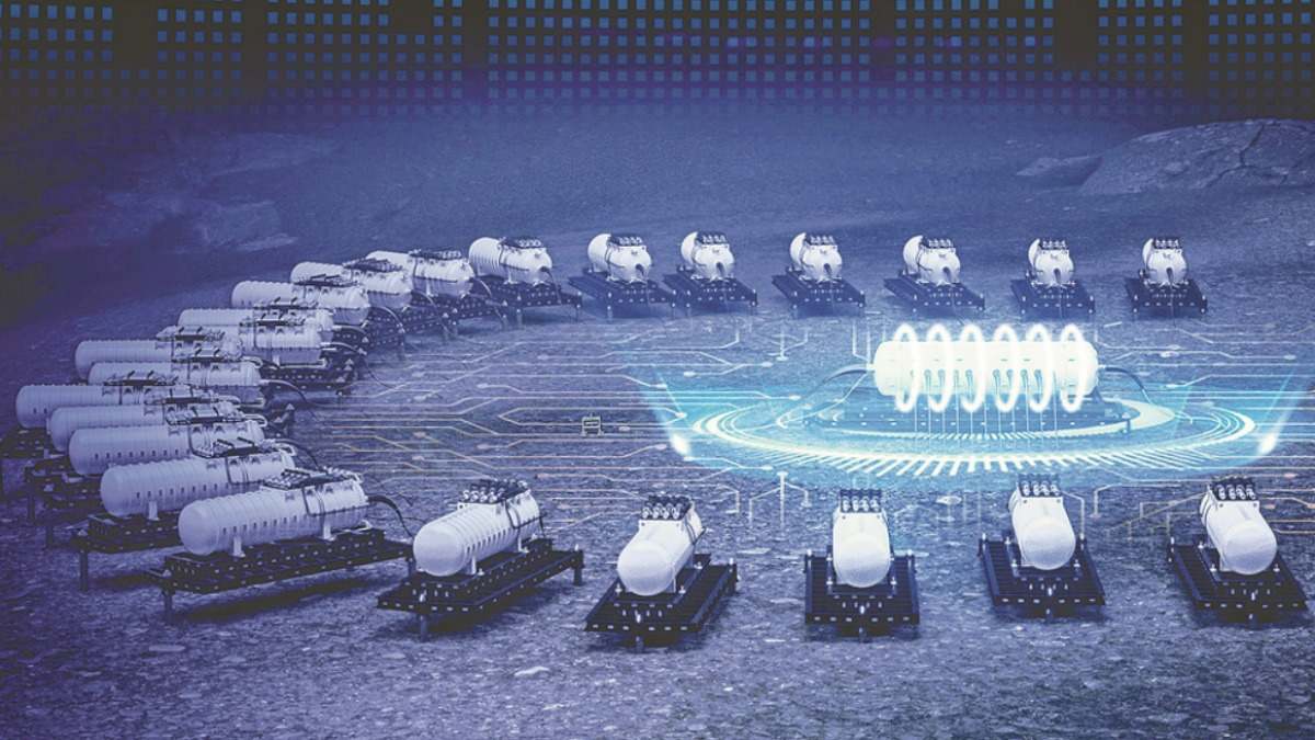 Así es la mega construcción china del centro de big data submarino más grande del mundo