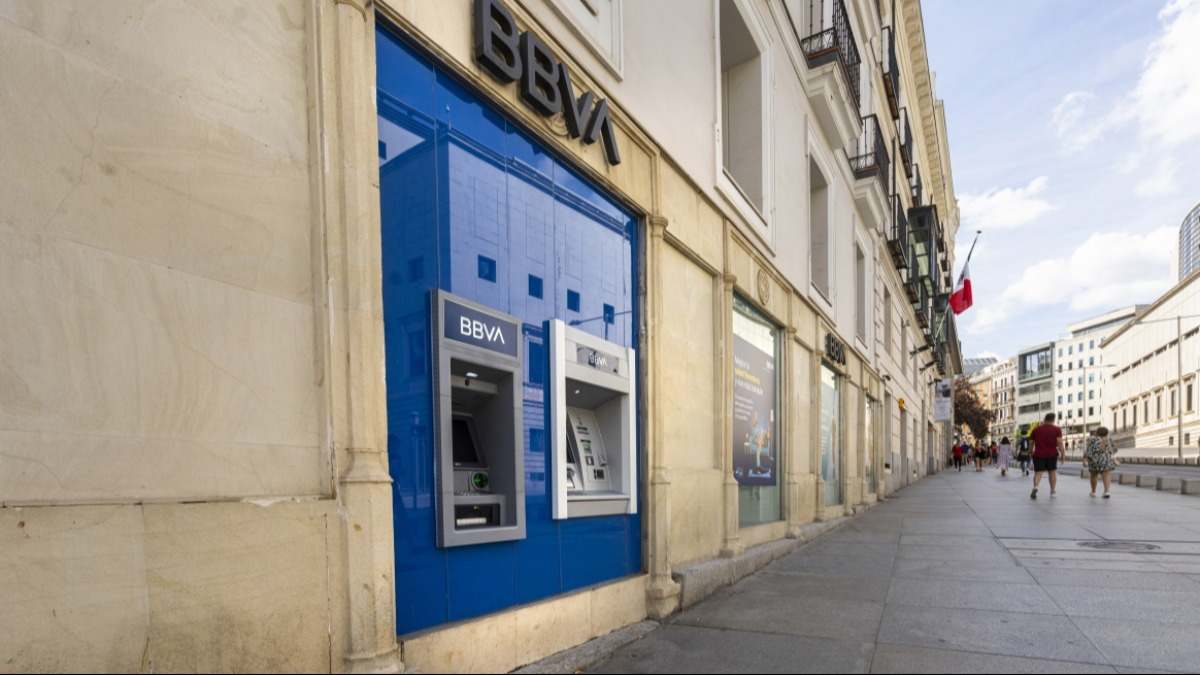 Una sucursal de BBVA.
