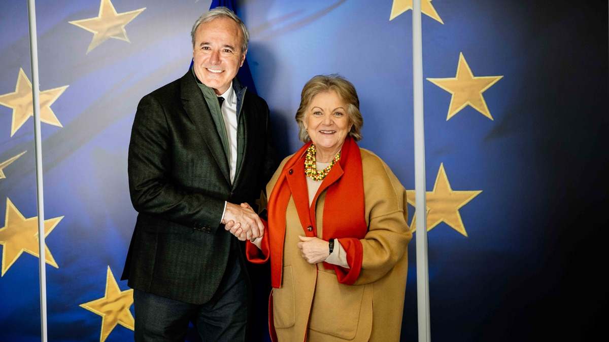 El presidente del Gobierno de Aragón Jorge Azcon en Bruselas para pedir ayudas para automoción