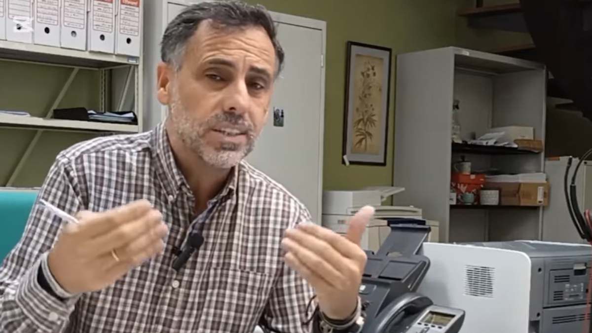 Captura del vídeo de Alfonso Muñoz en su canal de YouTube.