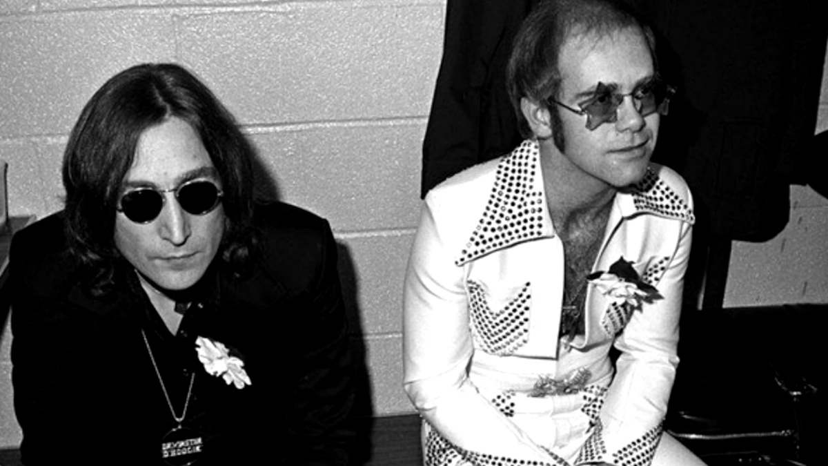John Lennon y Elton John