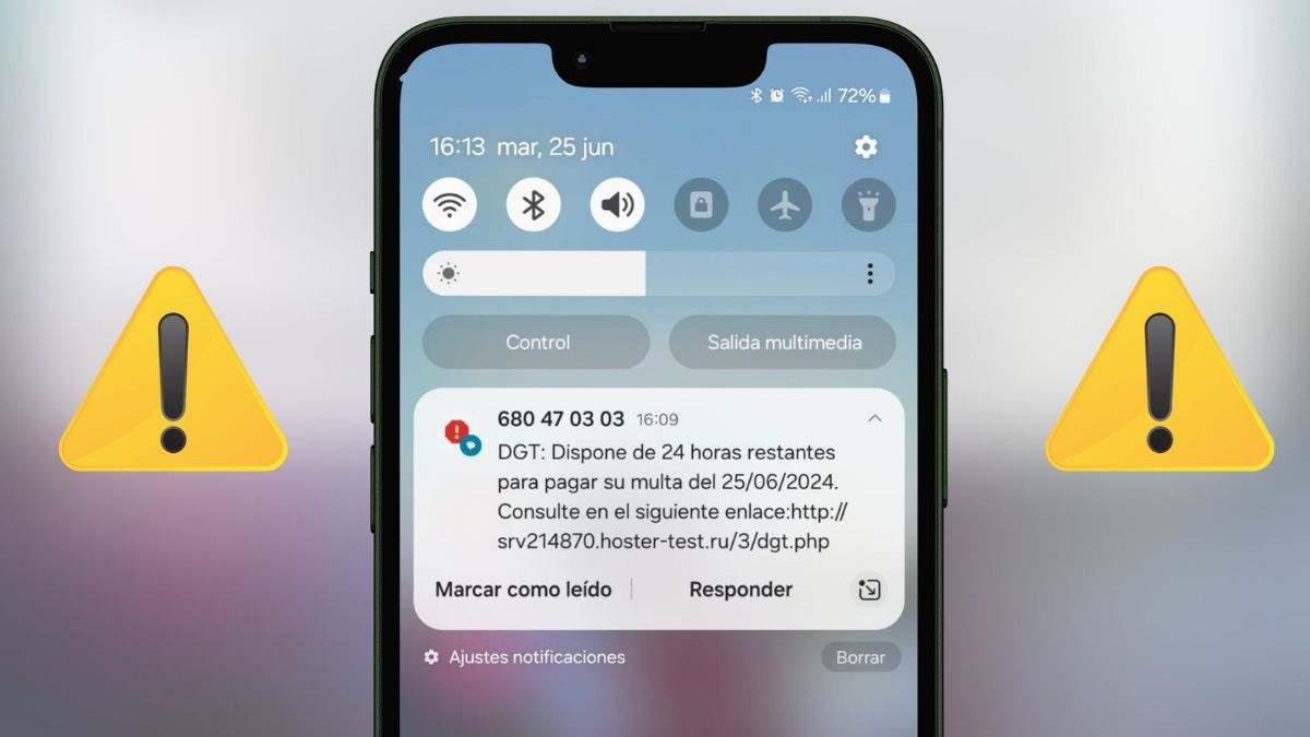 Estafa de la multa de 24 horas de la DGT