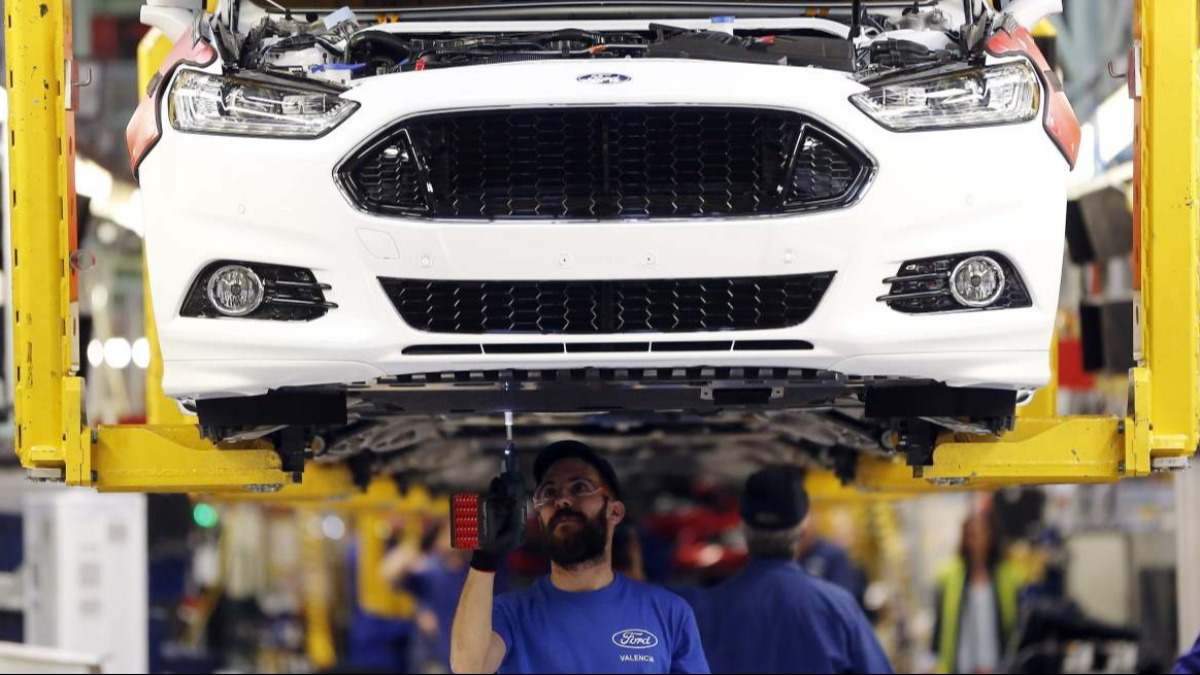 Trabajadores en Ford Almussafes.