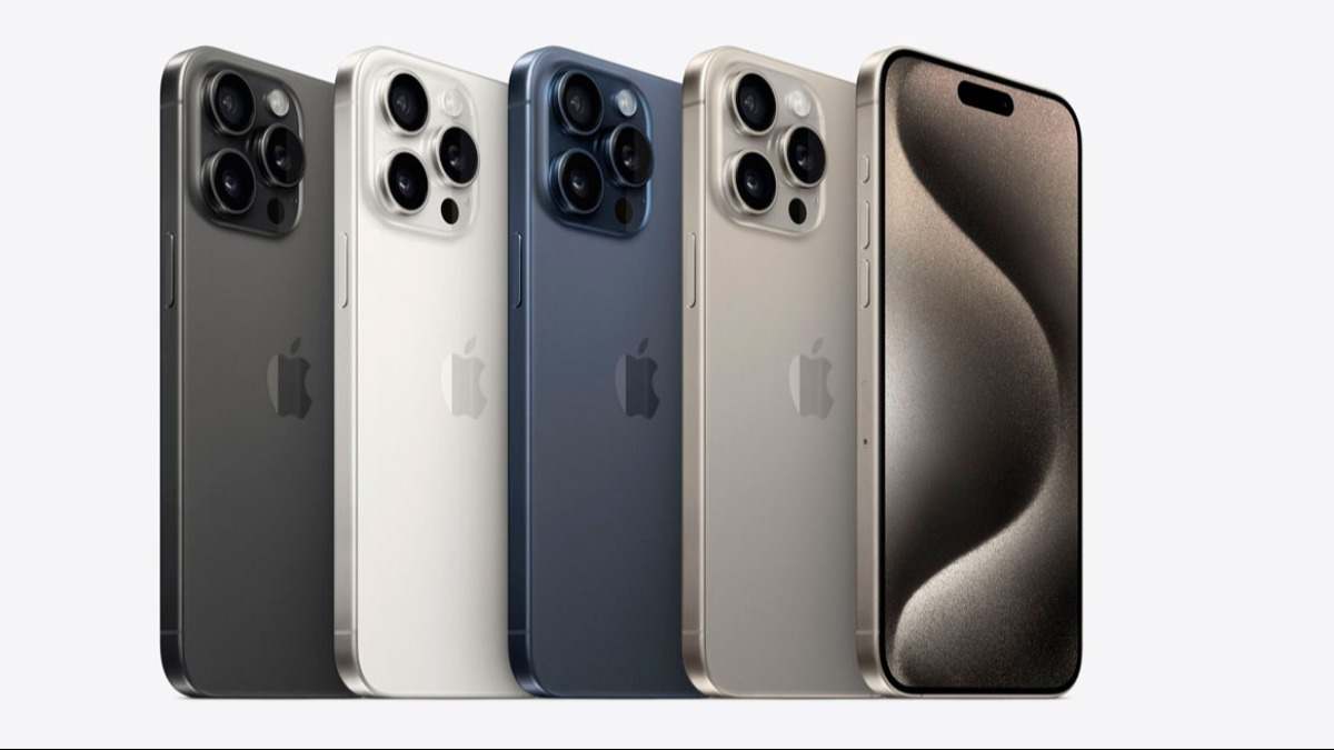 Carcasa trasera de la familia iPhone 15 Pro.