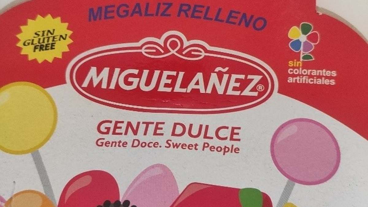 Fotografía del dulce retirado en supermercados.