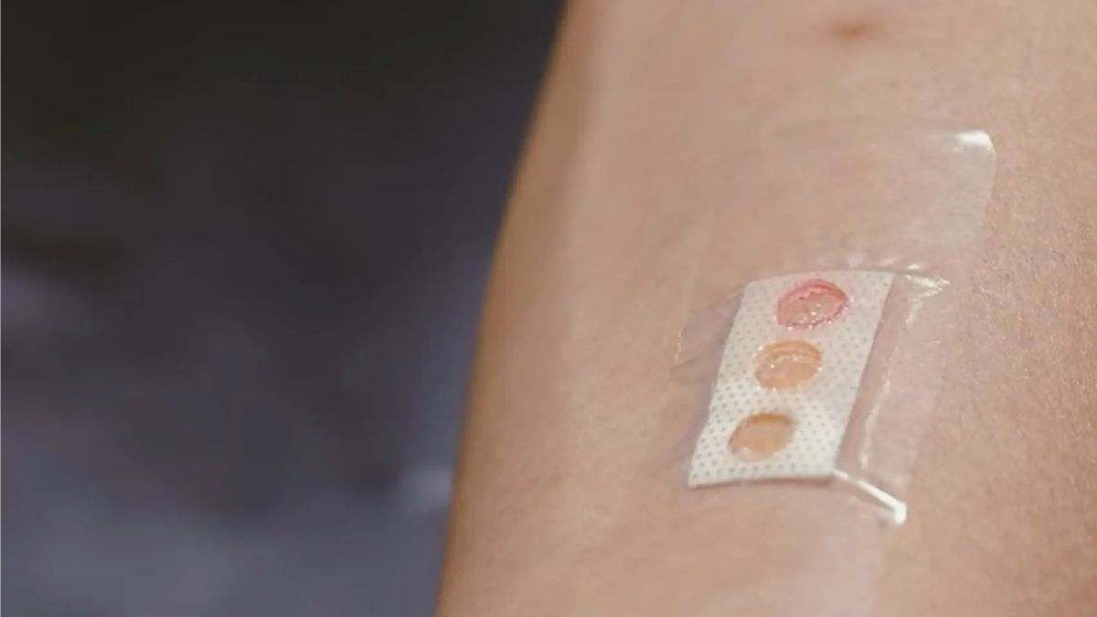 Tirita inteligente para controlar la glucosa en sangre diabetes