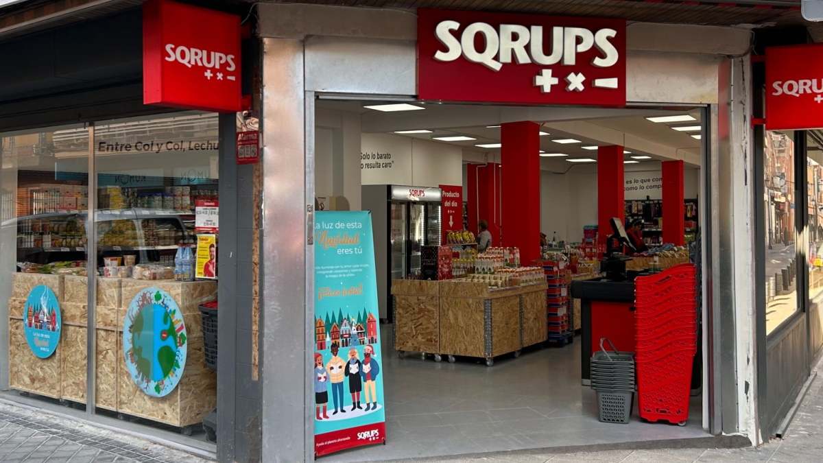 Fachada de una tienda de Sqrups!