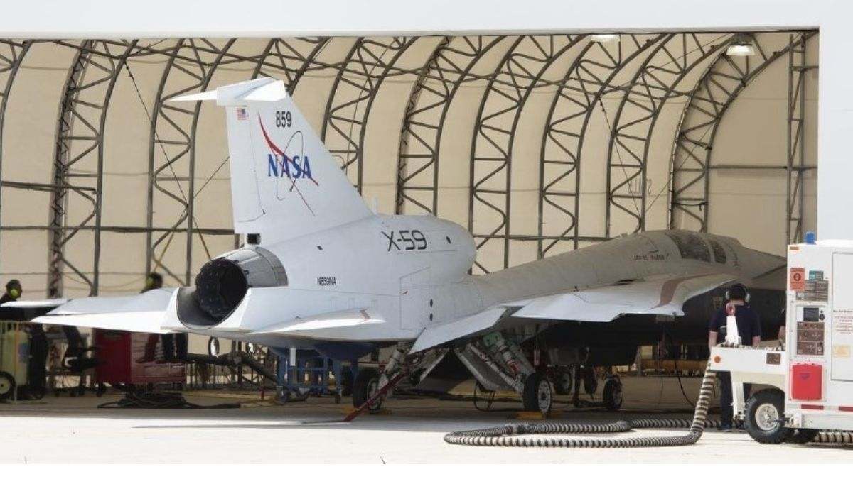 Así es X-59 Questst, el avión supersónico silencioso de la NASA que volará a 1.500 km/h