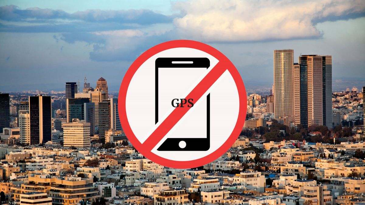 Bloqueo GPS en Tel Aviv
