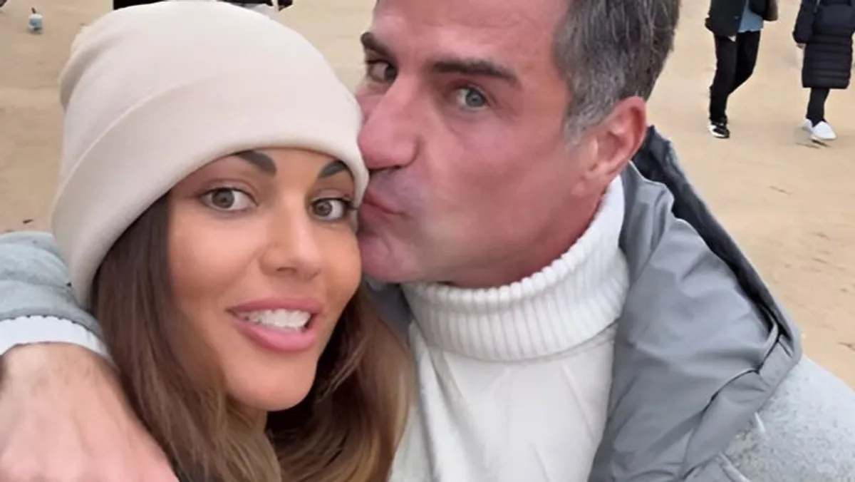 Lara Álvarez y su novio