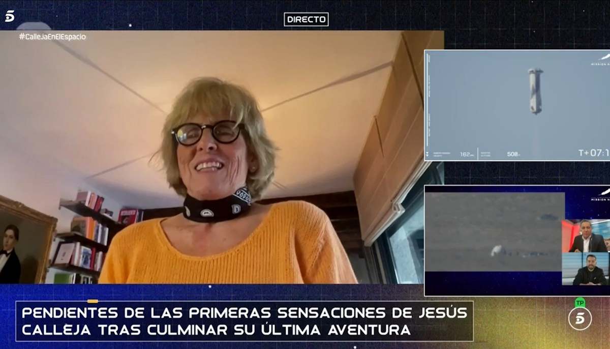 Mercedes Milà habla del viaje al espacio de Calleja