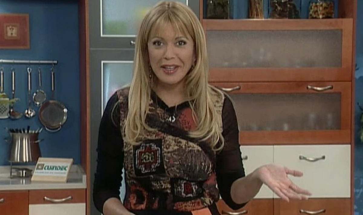 Bárbara rey en programa de cocina