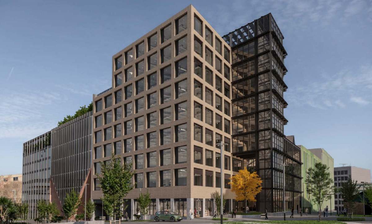 Edificio de oficinas A100 de Conren Tramway. EE