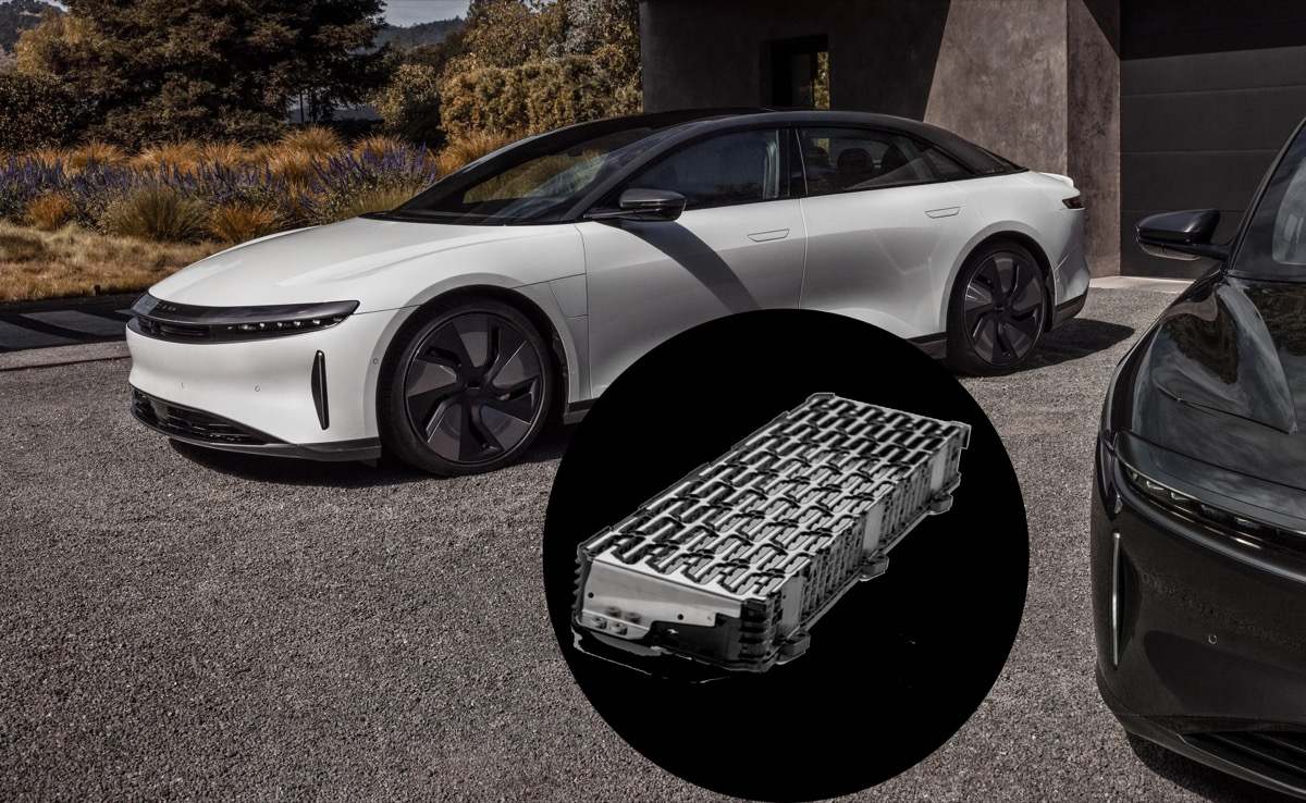 Lucid Air y el módulo de batería de Industrias Alegre