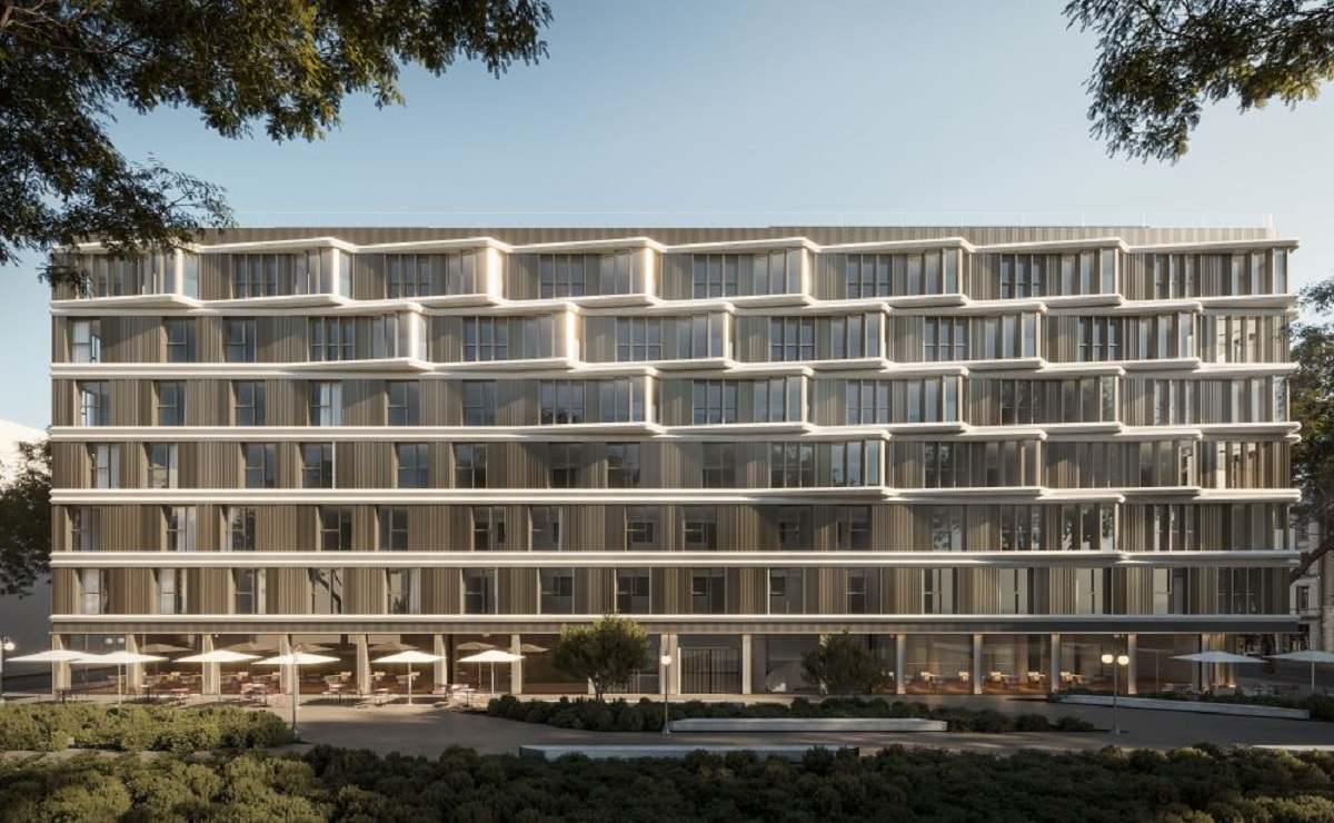 Futuro hotel en La Malvarrosa de Valencia.