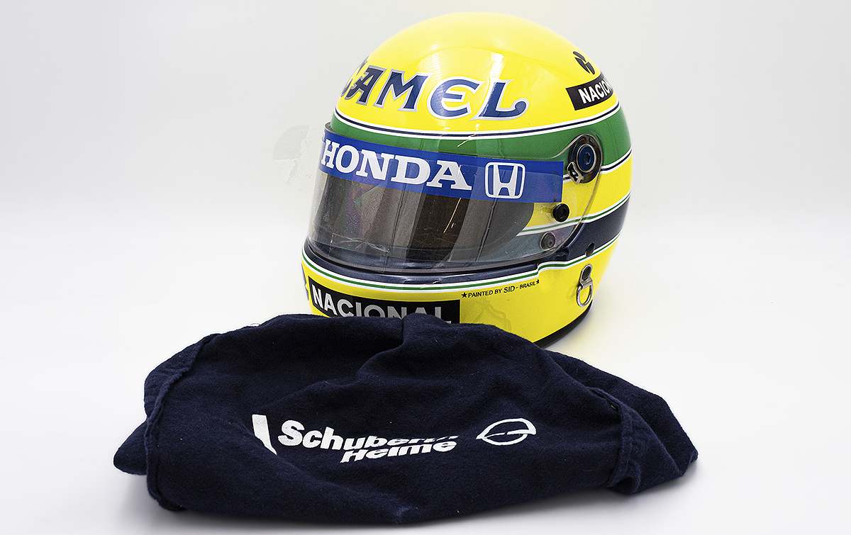 Ayrton Senna réplica del casco 