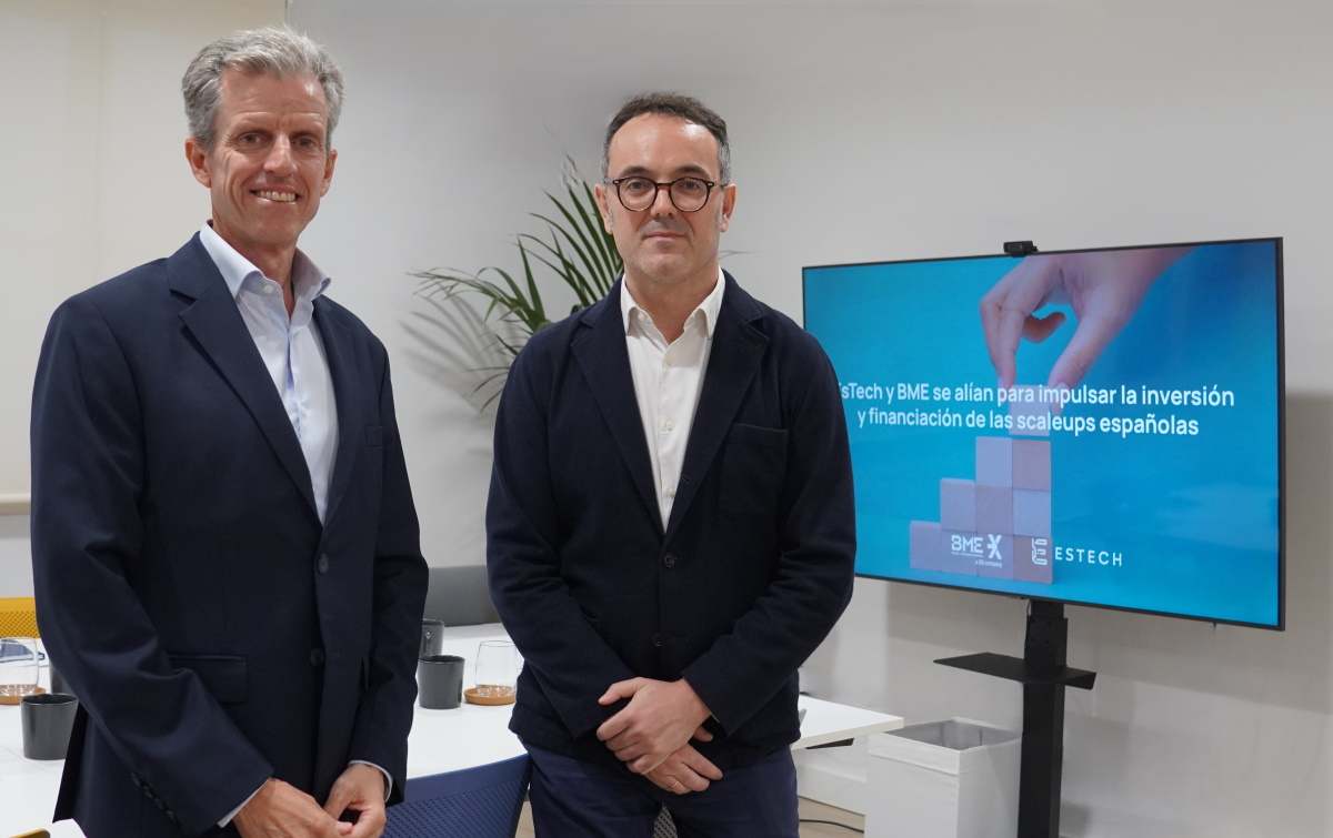 Álvaro Castro, Head of Equity Primary Market (BME) y Miguel Ferrer, VP Ejecutivo de Estrategia y Agenda Pública de Adigital