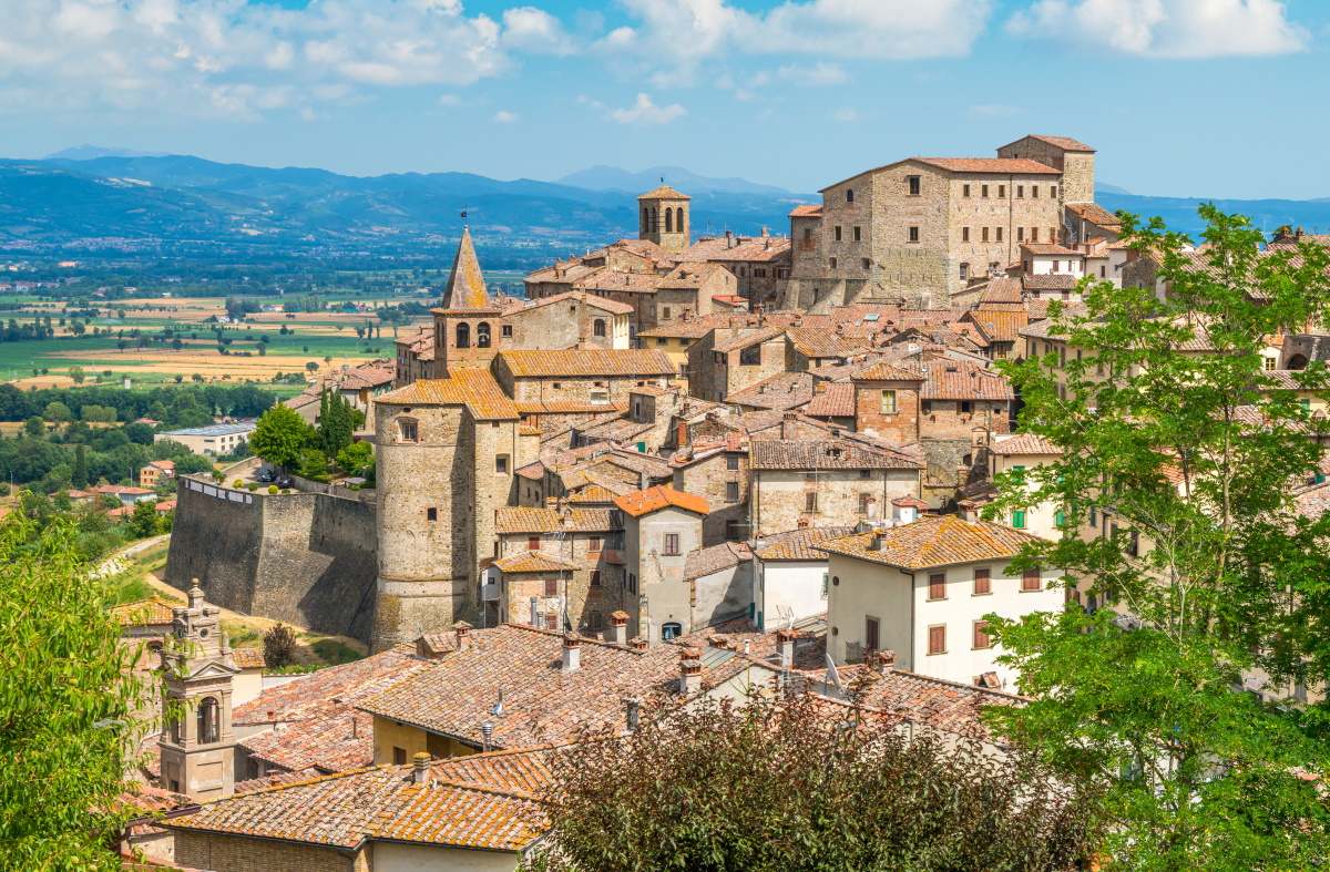 Arezzo, una ciudad del este de la Toscana, en Italia. Dreamstime.