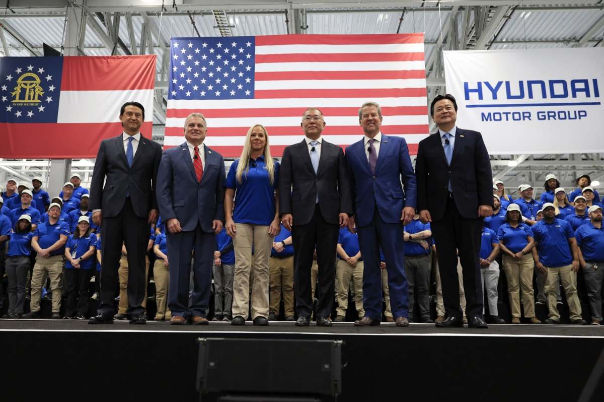Acto oficial de inauguración el 27 de marzo de la Megaplant America, de Hyundai Motor Group