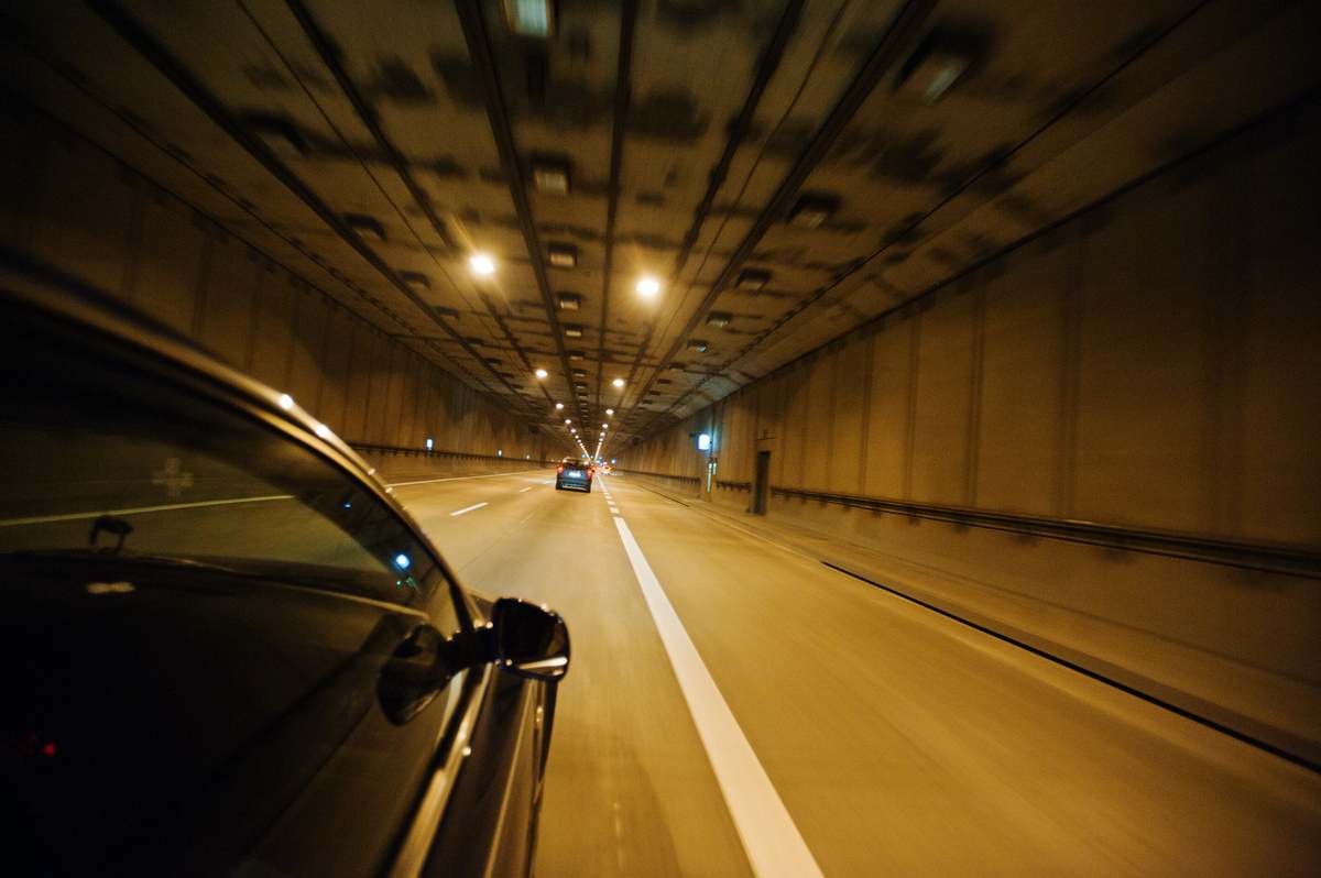túnel coche
