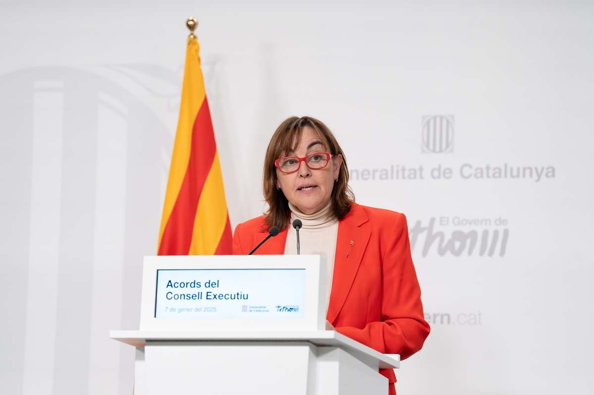 La portavoz del Govern, Sílvia Paneque. EE