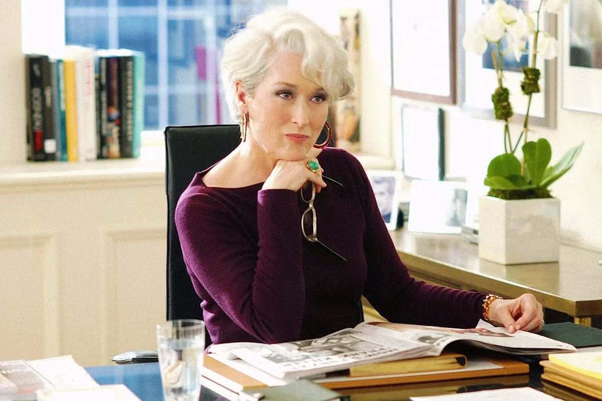 Meryl Streep en 'El diablo viste de Prada'.