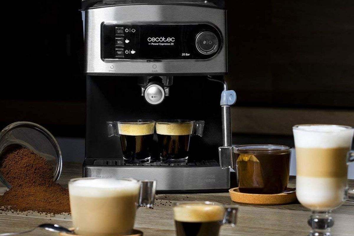 Cafetera express manual Cecotec Power Espresso 20