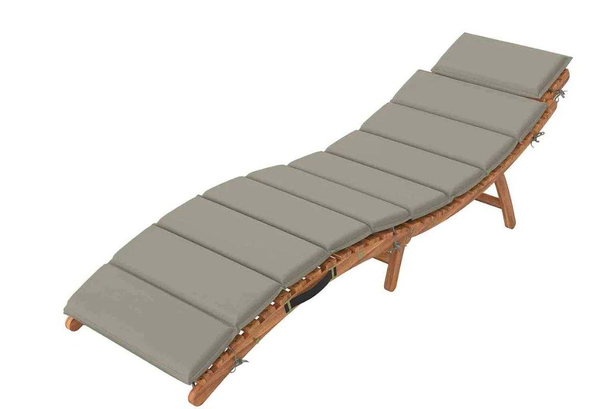 Tumbona plegable de madera para jardín Sevilla