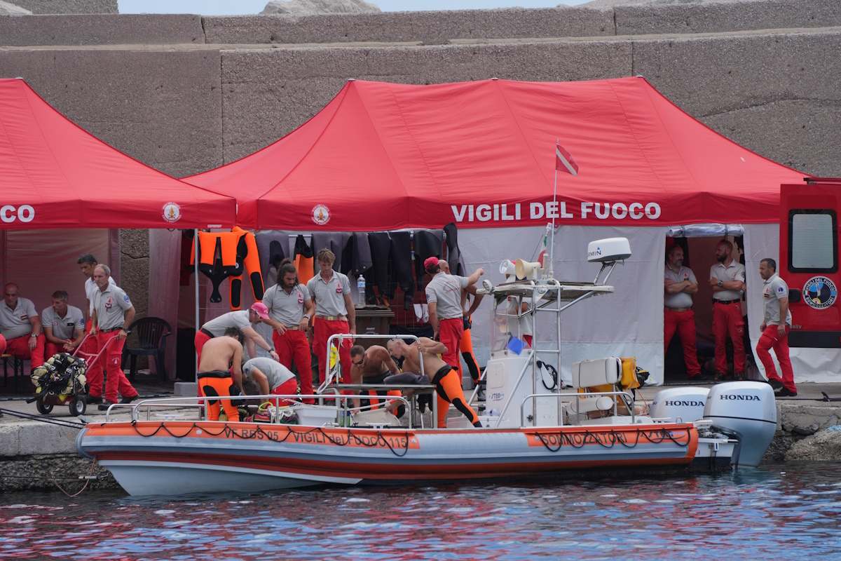 Imagen de los servicios de salvamento.