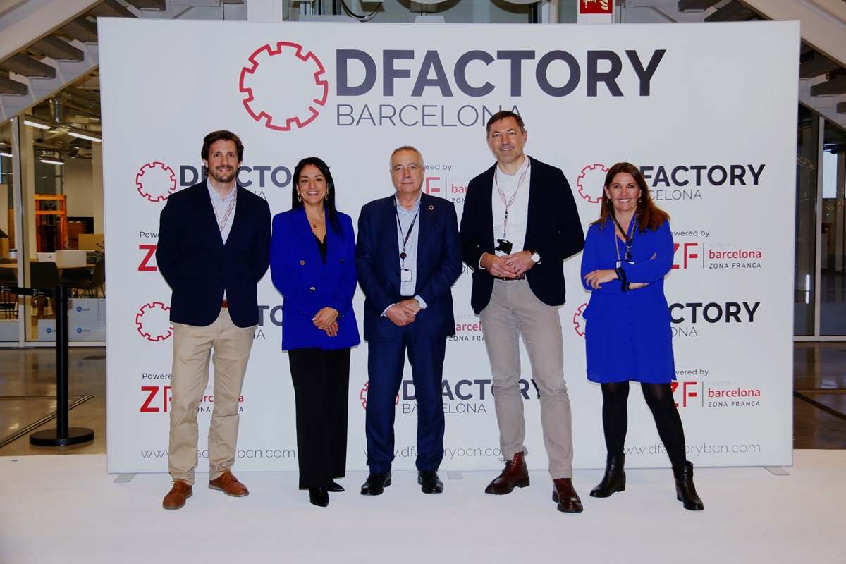Presentación del Digital Hub de la multinacional alemana Kion Group en el DFactory Barcelona del Consorci de la Zona Franca de Barcelona (CZFB). EP