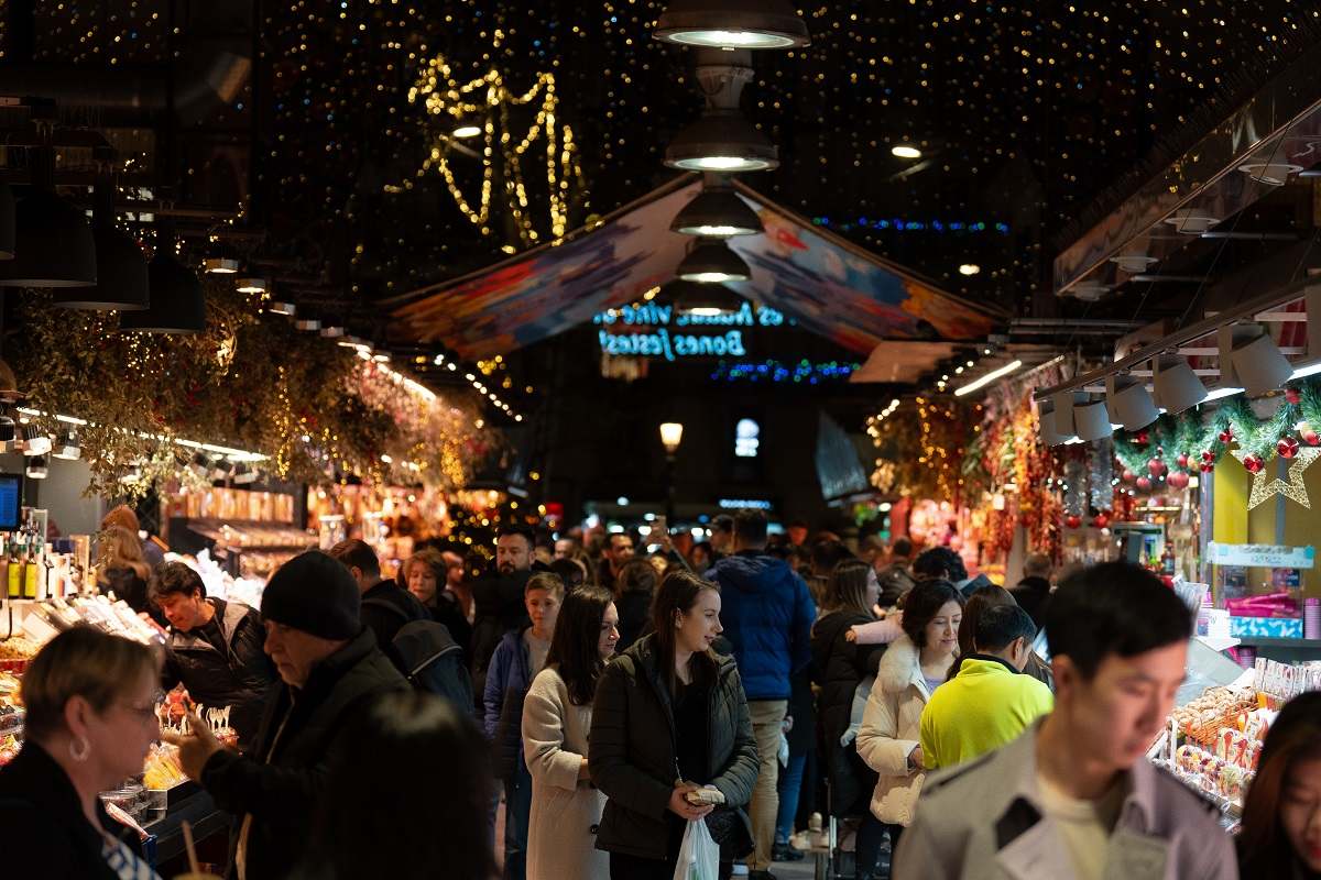 Mercado de La Boqueria de Barcelona. EE