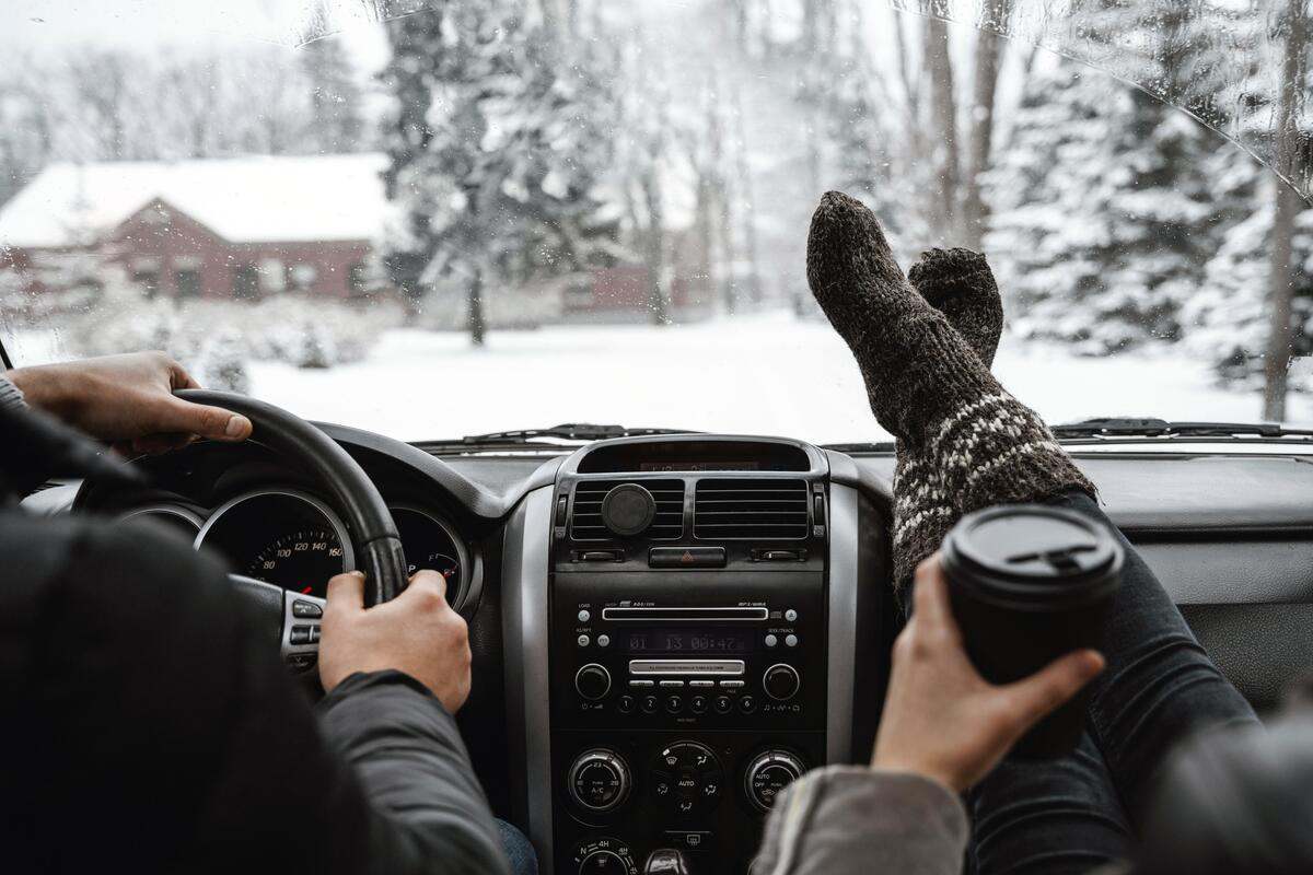 coche nieve