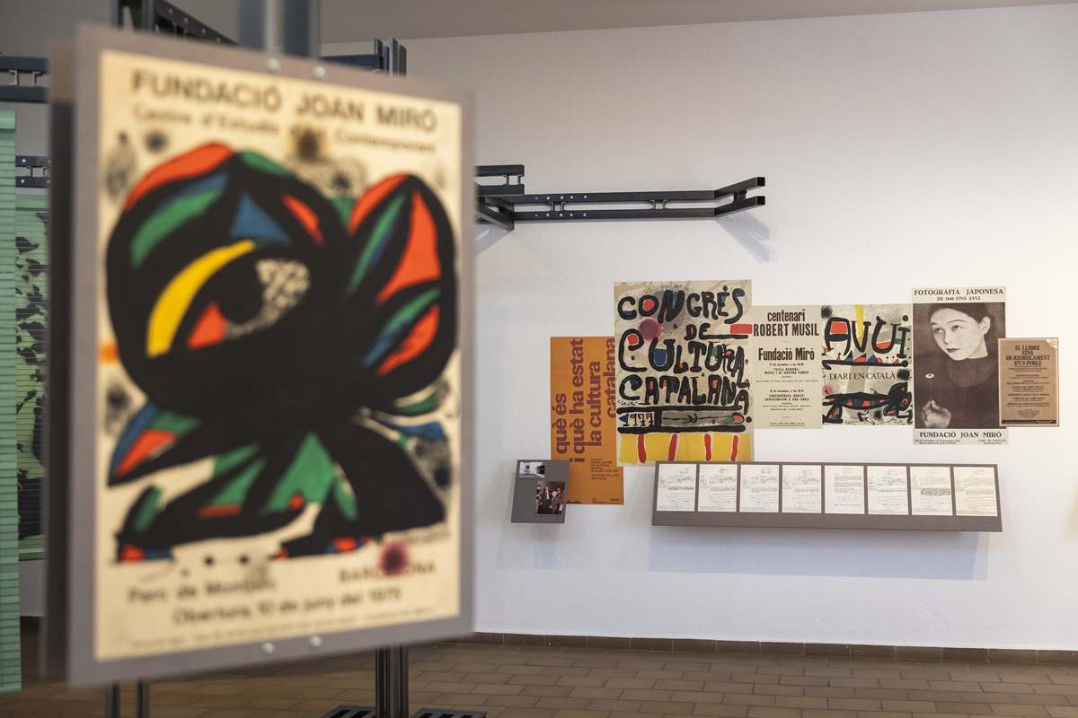 Exposición en la Fundació Joan Miró. EE