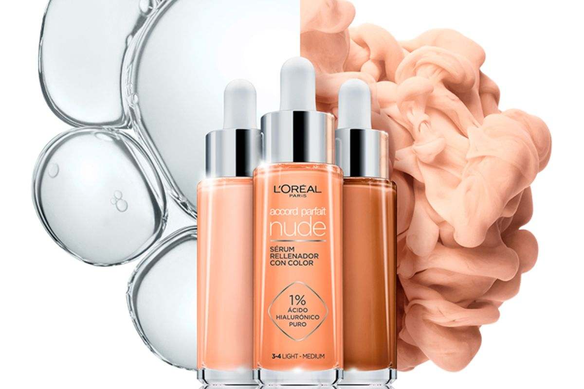 Base de maquillaje Accord Parfait Sérum con color de L'Oréal Paris
