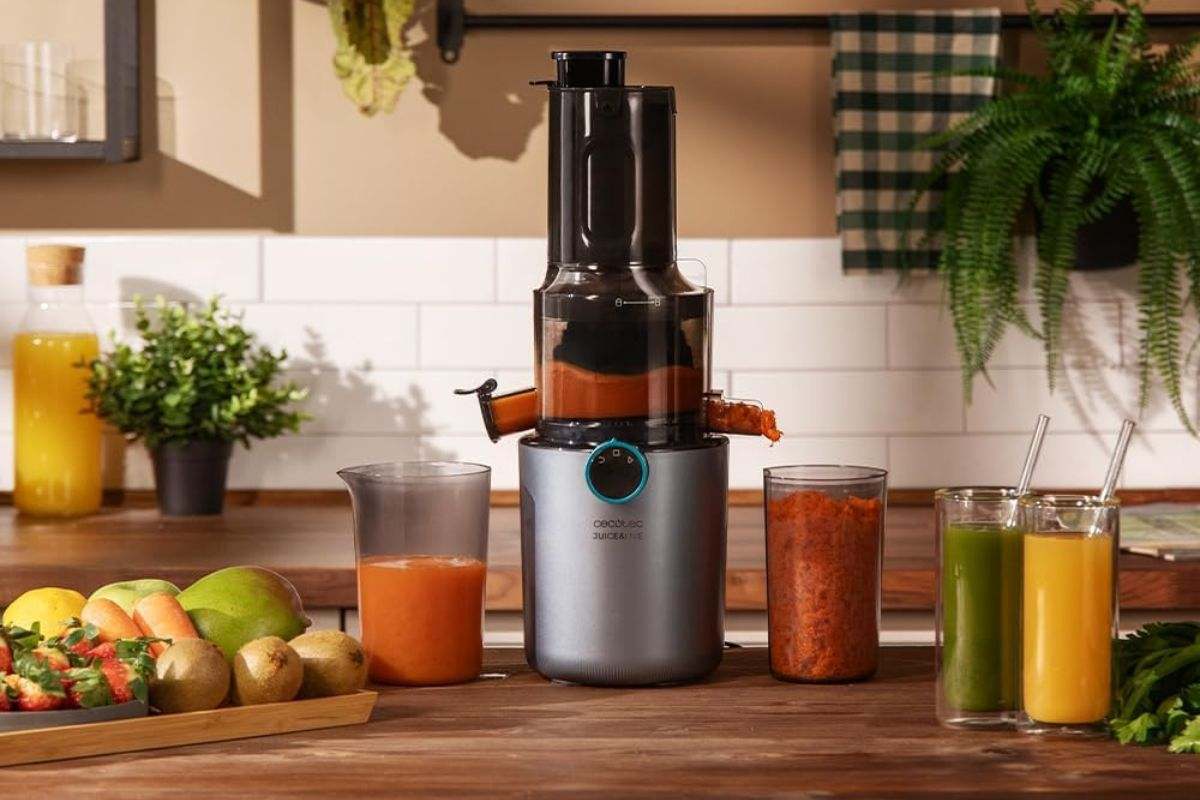 licuadora de prensa fría Cecotec Juice&Live 1500 Slim