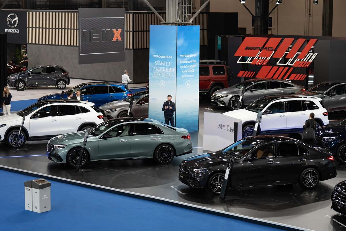 Coches en el Automobile Barcelona, en su edición de 2023. EP