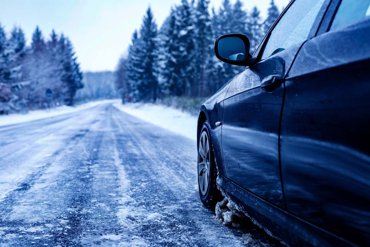 hielo carretera
