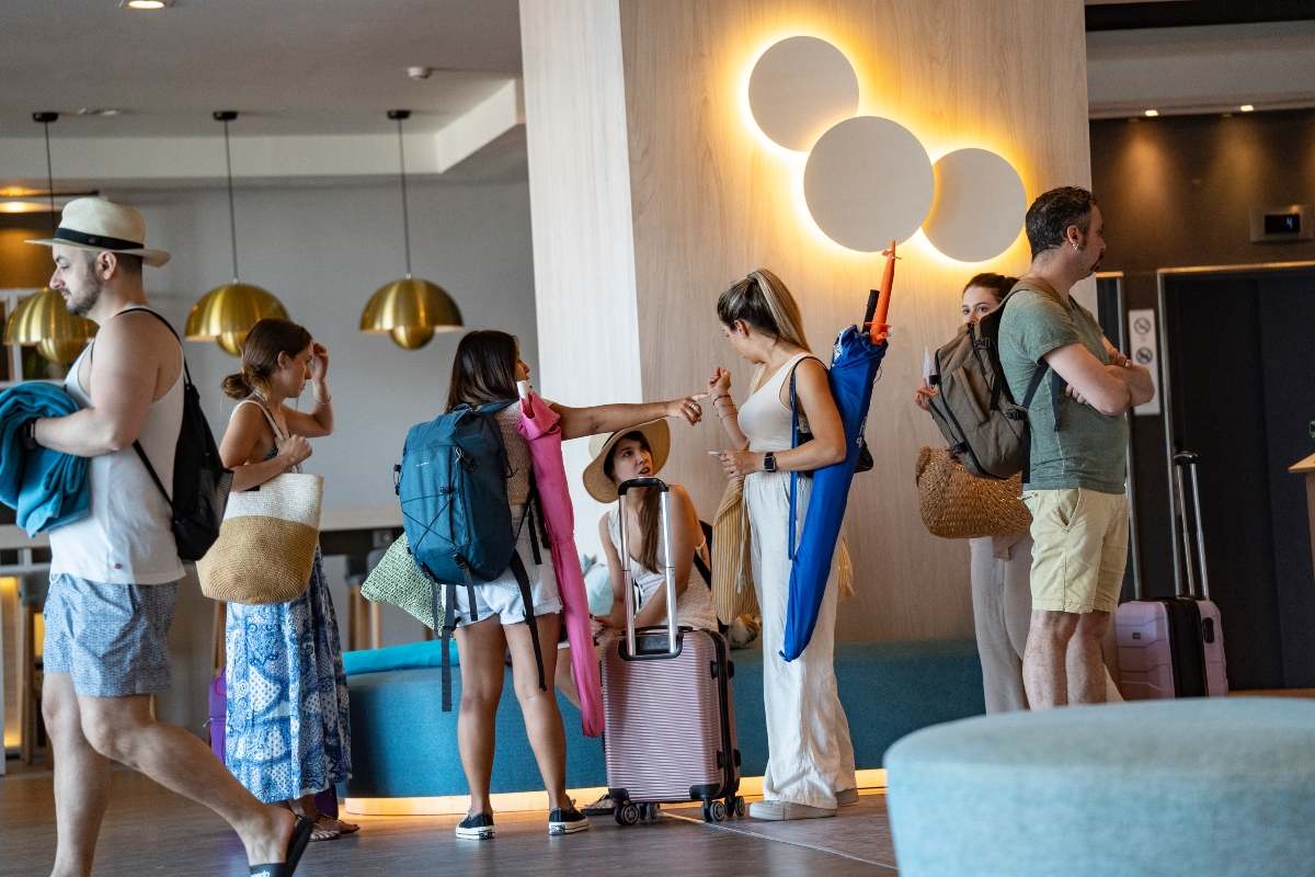 Turistas en España